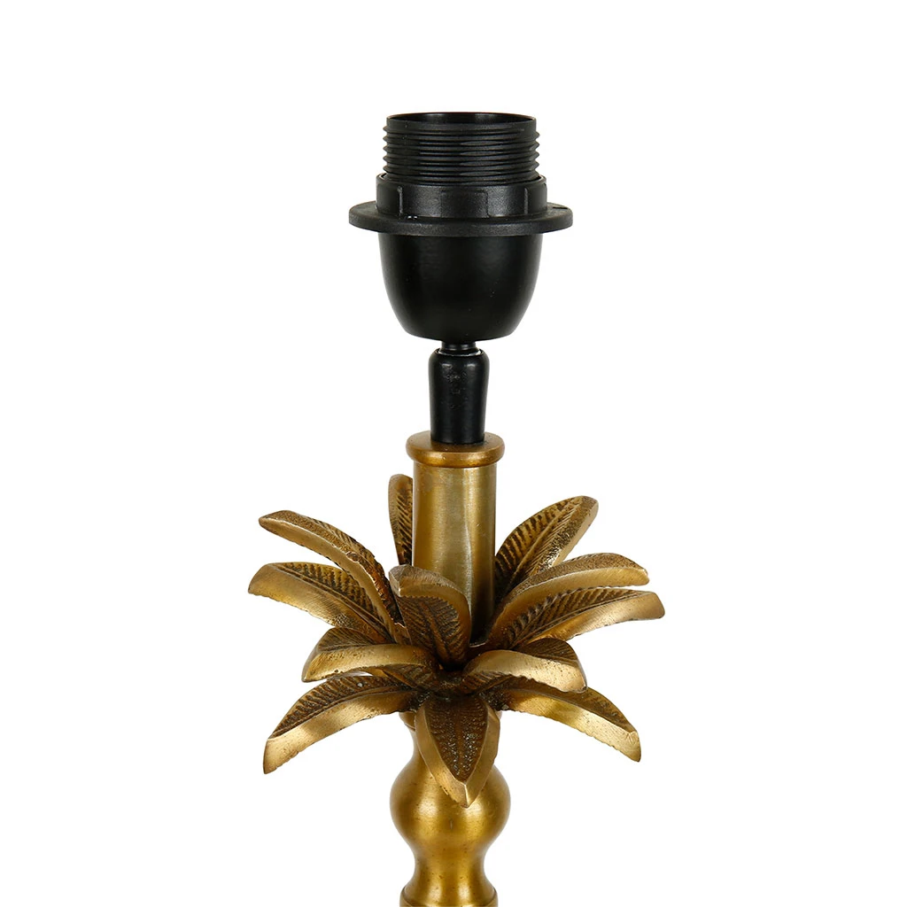 Côté Table Pied De Lampe En Fer H52cm Noir Et Bronze - Labech 2 Côté Table Pied De Lampe En Fer H52cm Noir Et Bronze - Labech – Image 2