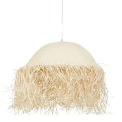 Côté Table Suspension Feuille De Palmier D50cm Naturel - Palmeraie