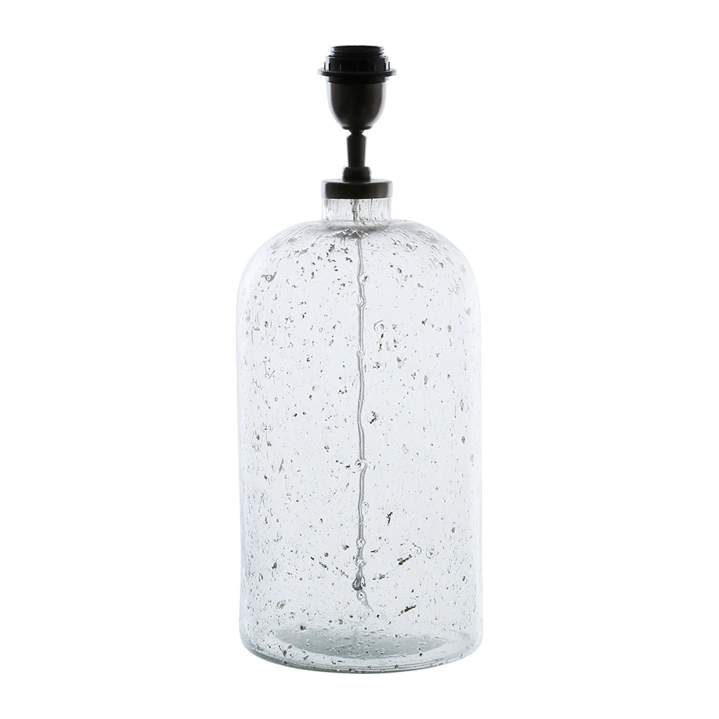 Côté Table Pied De Lampe H44cm En Verre - Issero 1 Côté Table Pied De Lampe H44cm En Verre - Issero