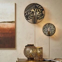 SEMA DESIGN Applique Ronde En Fer D40cm Noir - Tropic'art -Market Set Shop 5c705 amb hd 2022 01 pe sema 10034