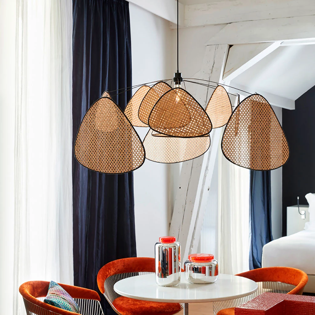 Market Set Suspension En Cannage D110xh45cm Naturel - Screen 5 Market Set Suspension En Cannage D110xh45cm Naturel - Screen – Image 5