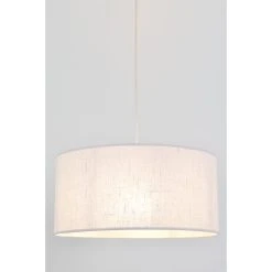 Corep Suspension En Lin Lavé D38cm Blanc - Cylindre -Market Set Shop 606628 FRN02 WEB