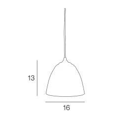 Corep Suspension En Verre Strié H15cm Fumé -Market Set Shop 606634 FRN03 WEB