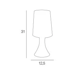 Corep Lampe En Métal Sytsème Touch Coloris Alu Brossé -Market Set Shop 606651 FRN03 WEB