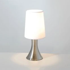 Corep Lampe En Métal Sytsème Touch Coloris Alu Brossé -Market Set Shop 606651 FRN04 WEB