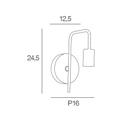 Corep Applique Base Ronde En Bois Naturel Et Métal Noir -Market Set Shop 606695 FRN04 WEB