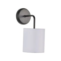 Corep Applique Base Ronde En Métal Peint Noir