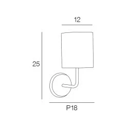 Corep Applique Base Ronde En Métal Peint Noir -Market Set Shop 606710 FRN06 WEB