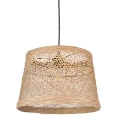 Corep Suspension Ficelle Tressée D35cm Naturel - Tambour