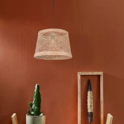 Corep Suspension Ficelle Tressée D35cm Naturel - Tambour -Market Set Shop 613458 FRN03 WEB