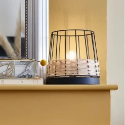 Corep Lampe En Métal Et Bois H20cm Noir - Indah 6 Corep Lampe En Métal Et Bois H20cm Noir - Indah -Market Set Shop 613464 FRN03 WEB