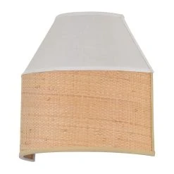 Corep Applique En Raphia H20cm Blanc - Menorca -Market Set Shop 613481 FRN02 WEB