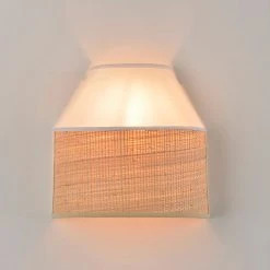 Corep Applique En Raphia H20cm Blanc - Menorca -Market Set Shop 613481 FRN03 WEB