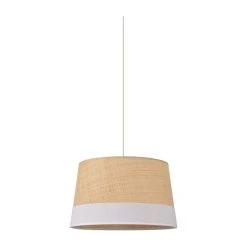 Corep Suspension En Coton Et Raphia D38cm Blanc - Faa Marina