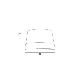 Corep Suspension En Coton Et Raphia D38cm Blanc - Faa Marina -Market Set Shop 620159 FRN03 WEB