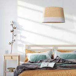 Corep Suspension En Coton Et Raphia D38cm Blanc - Faa Marina -Market Set Shop 620159 FRN04 WEB