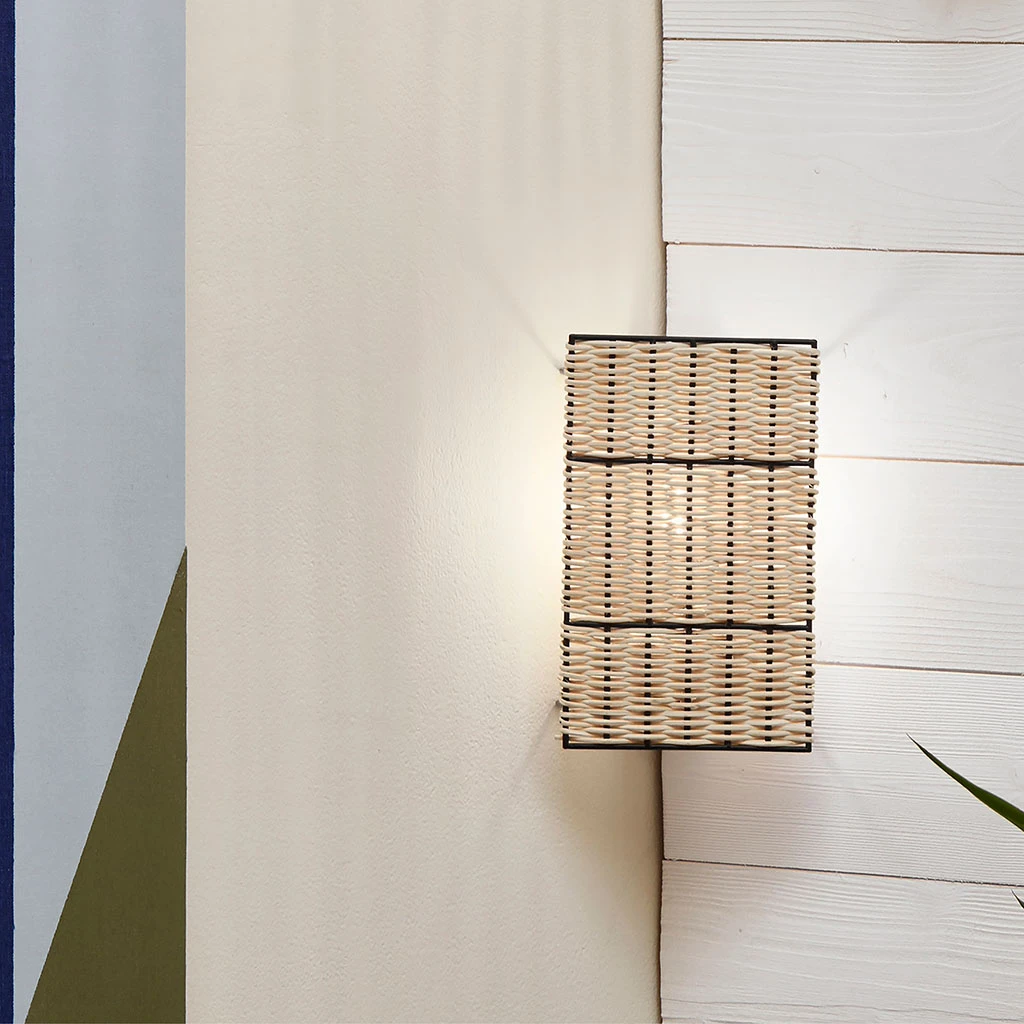 Corep Applique En Rotin Tresse H20.5cm Naturel - Tijuana 5 Corep Applique En Rotin Tresse H20.5cm Naturel - Tijuana – Image 5