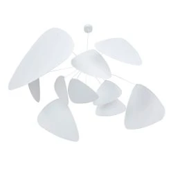 Market Set Suspension En Métal Et Papier D110cm Blanc - Screen Murano