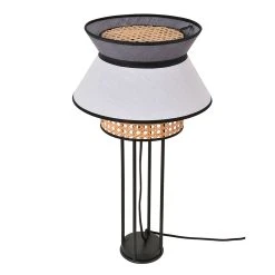 Market Set Lampe Blanc Et Anthracite H56cm - Singapour