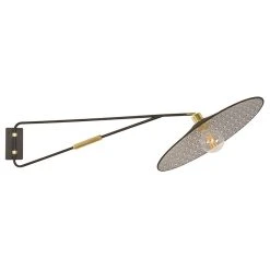 Market Set Applique En Méta D50cm Paon Et Noir - Gatsby