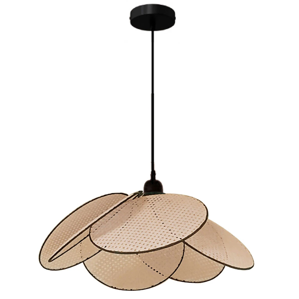Opjet Suspension En Cannage D57cm Naturel Ganse Noir - Evasion 1 Opjet Suspension En Cannage D57cm Naturel Ganse Noir - Evasion