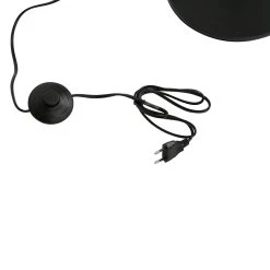 Opjet Lampadaire En Métal H152cm 3 Globes En Verre Opaline Noir - Edmond -Market Set Shop 621999 DET03 WEB