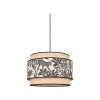 Corep Suspension En Coton Et Raphia D38cm Naturel Et Noir - Milo