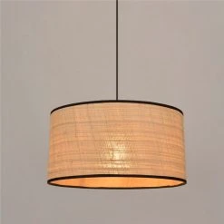 Corep Suspension En Raphia D38cm Naturel - Cylindre -Market Set Shop 622493 FRN02 WEB