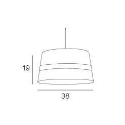 Corep Suspension Velvet En Coton Et Velours Rose D38cm -Market Set Shop 622497 FRN03 WEB