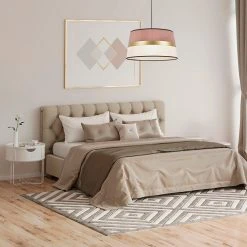 Corep Suspension Velvet En Coton Et Velours Rose D38cm -Market Set Shop 622497 FRN05 WEB