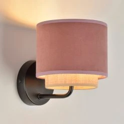 Corep Applique Boheme En Metal Et Velours H17cm Rose -Market Set Shop 622525 FRN02 WEB