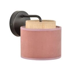 Corep Applique Boheme En Metal Et Velours H17cm Rose -Market Set Shop 622525 FRN05 WEB