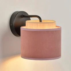 Corep Applique Boheme En Metal Et Velours H17cm Rose -Market Set Shop 622525 FRN06 WEB