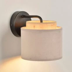 Corep Applique Boheme En Metal Et Velours H17cm Sable -Market Set Shop 622526 FRN06 WEB