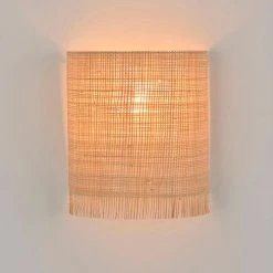 Corep Applique En Metal Et Raphia H23cm Naturel - Ibiza -Market Set Shop 622529 FRN02 WEB