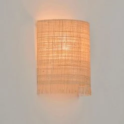 Corep Applique En Metal Et Raphia H23cm Naturel - Ibiza -Market Set Shop 622529 FRN06 WEB