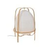 Corep Lampe En Papier Et Bambou H40cm Blanc - Akemi