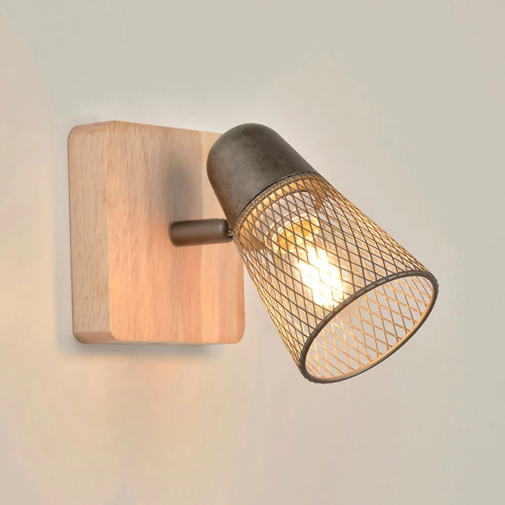 Corep Spot 1 Lumière En Métal H14.5cm Naturel Et Gris - Hillside 2 Corep Spot 1 Lumière En Métal H14.5cm Naturel Et Gris - Hillside – Image 2