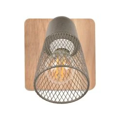 Corep Spot 1 Lumière En Métal H14.5cm Naturel Et Gris - Hillside 10 Corep Spot 1 Lumière En Métal H14.5cm Naturel Et Gris - Hillside -Market Set Shop 622545 FRN05 WEB