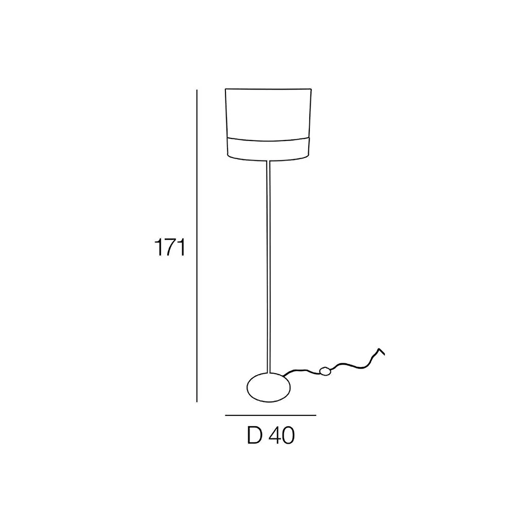 Corep Lampadaire En Metal Et Coton H171cm Blanc - Raito 4 Corep Lampadaire En Metal Et Coton H171cm Blanc - Raito – Image 4