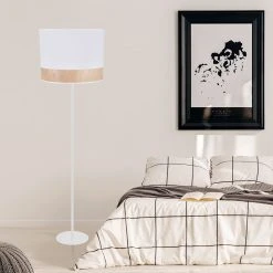 Corep Lampadaire En Metal Et Coton H171cm Blanc - Raito 9 Corep Lampadaire En Metal Et Coton H171cm Blanc - Raito -Market Set Shop 622569 FRN04 WEB