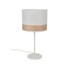 Corep Lampe En Métal Et Coton H36cm Blanc - Raito