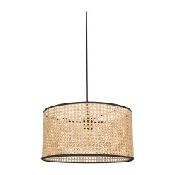 Corep Suspension En Cannage D38cm Naturel - Cylindre
