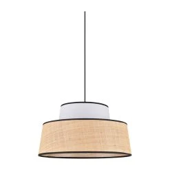 Corep Suspension En Coton Et Raphia D38cm Blanc - Mallorca