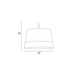 Corep Suspension En Coton Et Raphia D38cm Pétrole - Marina -Market Set Shop 622593 FRN03 WEB