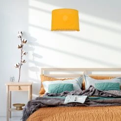 Corep Suspension En Lin D38cm Moutarde - Linen -Market Set Shop 622612 FRN04 WEB