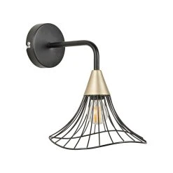 Corep Applique En Metal H27cm Mat Noir - Lizzie -Market Set Shop 622617 FRN05 WEB