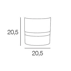 Corep Applique En Coton Et Velours H20cm Marine - Velvet -Market Set Shop 622619 FRN03 WEB