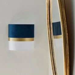 Corep Applique En Coton Et Velours H20cm Marine - Velvet -Market Set Shop 622619 FRN04 WEB