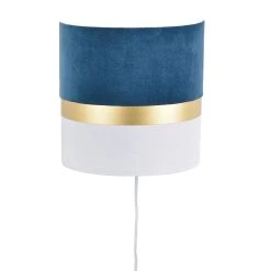 Corep Applique En Coton Et Velours H20cm Marine - Velvet -Market Set Shop 622619 FRN05 WEB